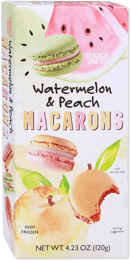 Trader Joe'S Watermelon & Peach Macarons