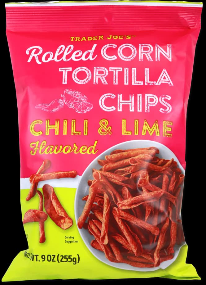 Trader Joe'S Chili & Lime Flavored Rolled Corn Tortilla Chips