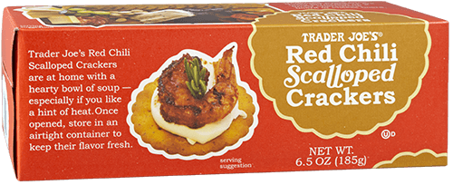 Trader Joe'S Red Chili Scalloped Crackers