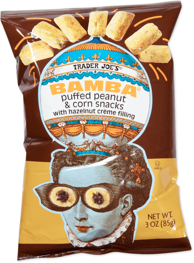 Trader Joe'S Bamba With Hazelnut Creme Filling