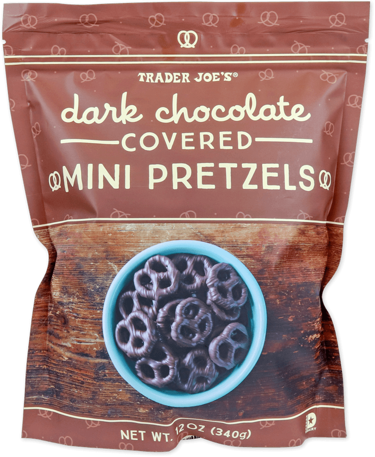 Trader Joe'S Dark Choclolate Covered Mini Pretzels