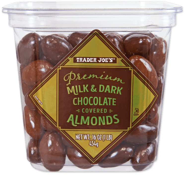 Trader Joe'S Premium Milk & Dark Chocolate Covered Almonds