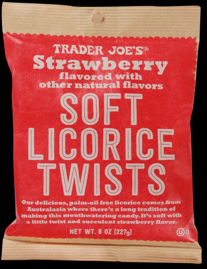 Trader Joe'S Soft Strawberry Licorice Twists