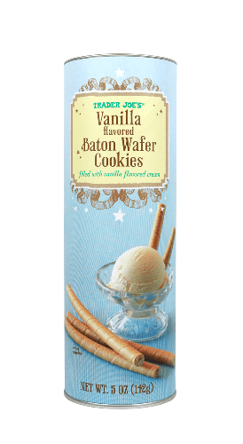 Trader Joe'S Vanilla Flavored Baton Wafer Cookies