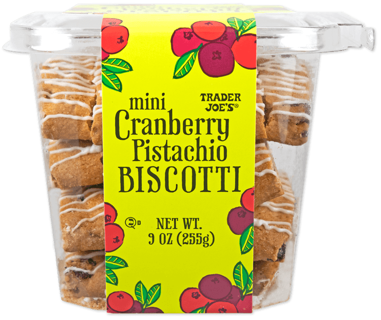 Trader Joe'S Mini Cranberry Pistachio Biscotti
