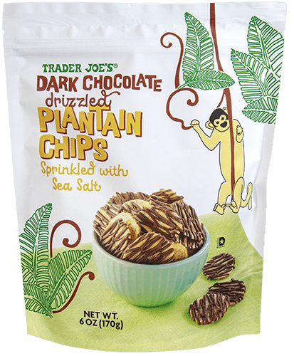 Trader Joe'S Dark Chocolate Drizzled Plantain Chips