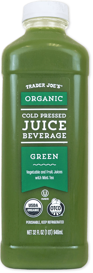 Trader Joe'S Organic Cold Pressed Green Juice Beverage