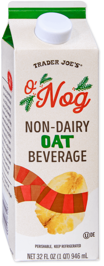 Trader Joe'S O' Nog Non-Dairy Oat Beverage