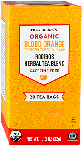 Trader Joe'S Organic Blood Orange Rooibos Herbal Tea Blend