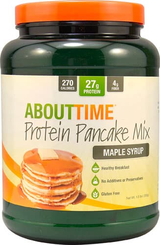 About Time Protein Pancake Mix Maple Syrup