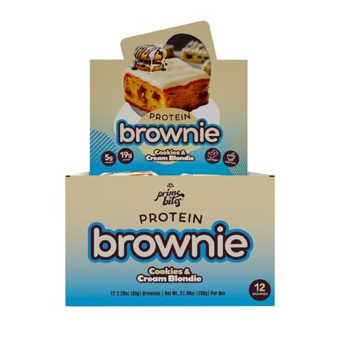 Alpha Prime Bites Protein Brownies Glazed Cookies & Cream Blondie