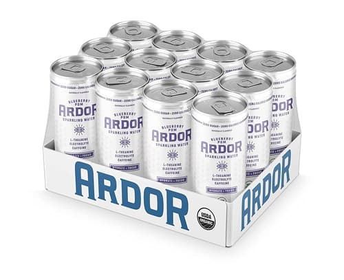 Ardor Organic Sparkling Water Blueberry Pomegranate