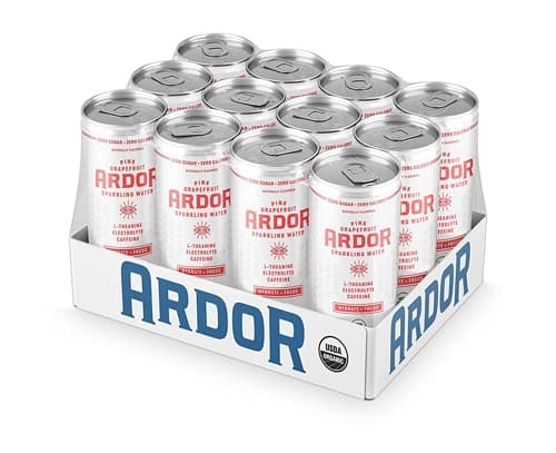 Ardor Organic Sparkling Water Pink Grapefruit