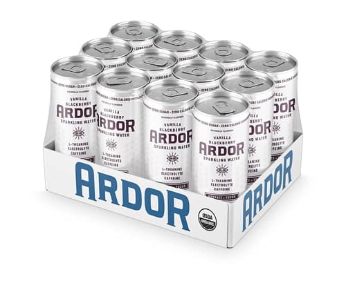 Ardor Organic Sparkling Water Vanilla Blackberry