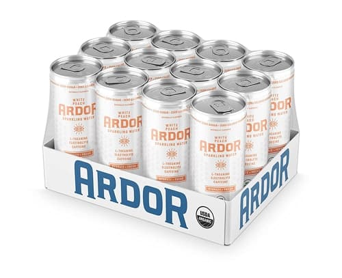 Ardor Organic Sparkling Water White Peach