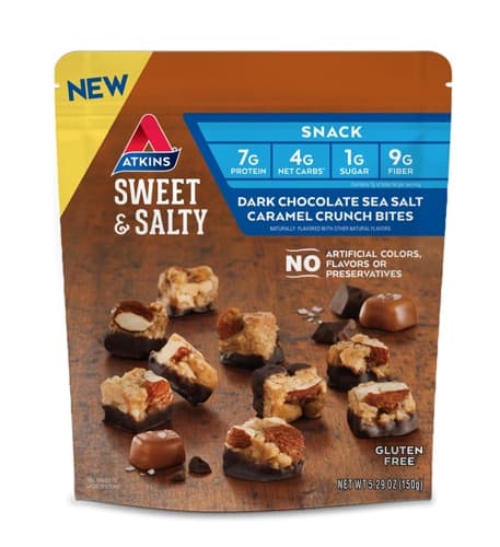 Atkins Sweet & Salty Dark Chocolate Sea Salt Caramel Crunch