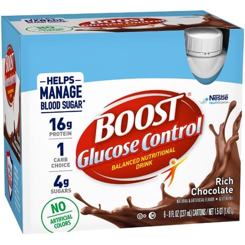 Boost Glucose Control Nutritional Drink Rich Chocolate