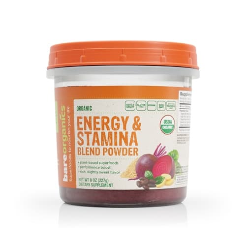 Bareorganics Energy & Stamina Blend Dietary Supplement
