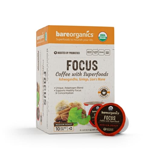 Bareorganics Functional Single Serve Coffee Focus