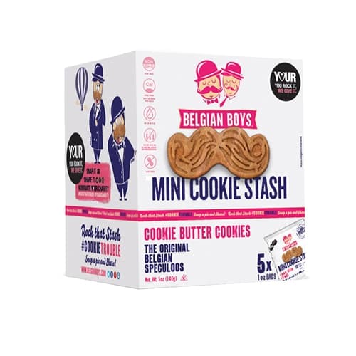 Belgian Boys Mini Cookie Stash Cookie Butter Cookies