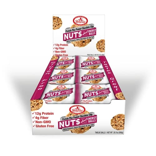 Betty Lou'S Gluten Free Nuts About Energy Balls Protein Plus Peanut Chocolate Chip