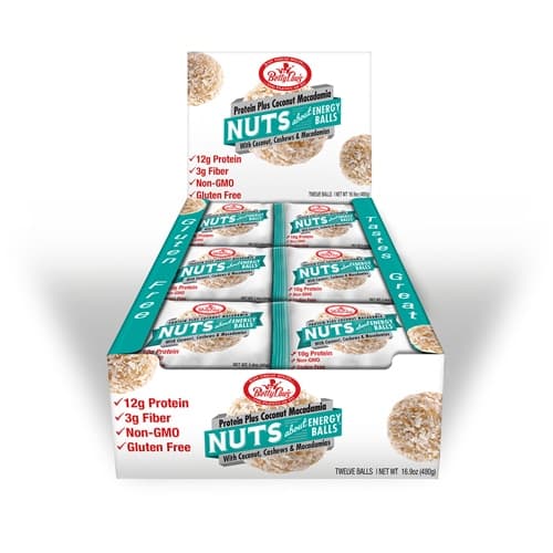 Betty Lou'S Gluten Free Nuts About Energy Balls Protein Plus Coconut Macadamia