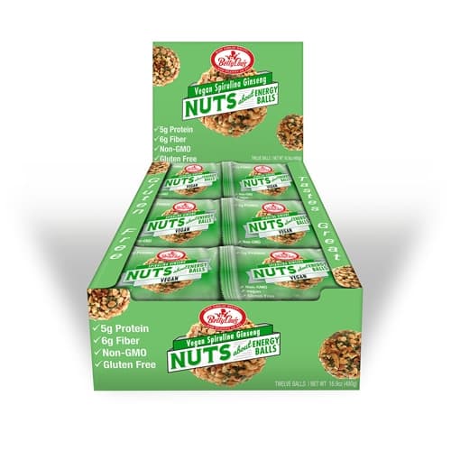 Betty Lou'S Gluten Free Nuts About Energy Balls Protein Plus Spirulina Ginseng