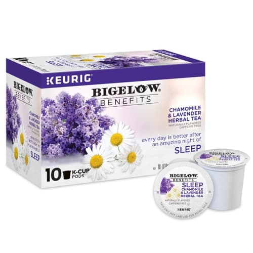 Bigelow Tea Benefits Sleep Chamomile & Lavender Herbal Tea