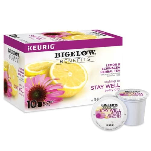 Bigelow Tea Benefits Stay Well Lemon And Echinacea Herbal Tea