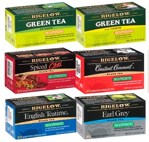 Bigelow Tea Decaffeinated Tea 6 Flavor Variety