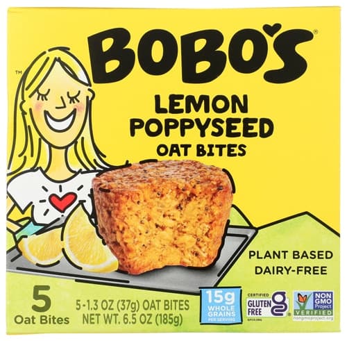 Bobos Bites Lemon Poppyseed