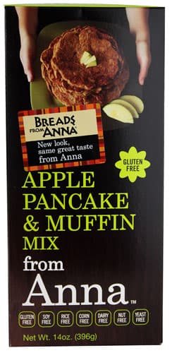 Breads From Anna Gluten Free Pancake & Muffin Mix Apple