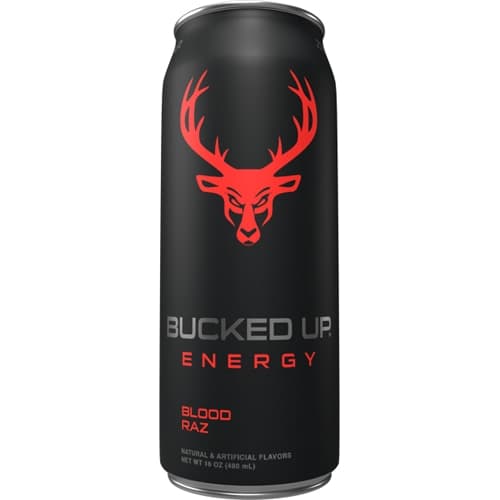 Bucked Up Energy Drink Blood Raz