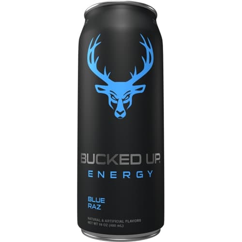 Bucked Up Energy Drink Blue Raz