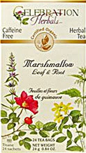 Celebration Herbals Organic Marshmallow Leaf And Root Tea Caffeine Free