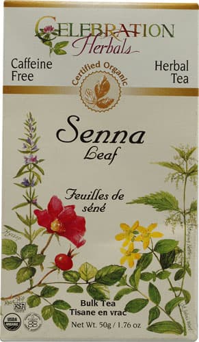Celebration Herbals Organic Senna Leaf Bulk Tea Caffeine Free