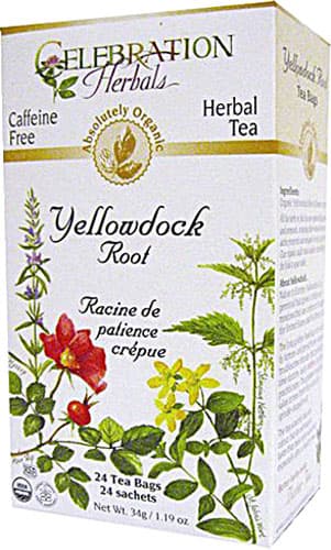 Celebration Herbals Organic Yellowdock Root Tea Caffeine Free