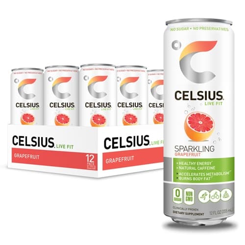 Celsius Energy Drink With Stevia Sparkling Grapefruit
