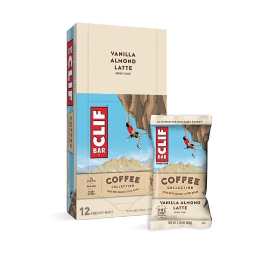 Clif Bar Energy Bars Coffee Collection Vanilla Almond Latte