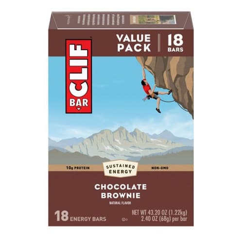 Clif Bar Non-Gmo Energy Bars Chocolate Brownie