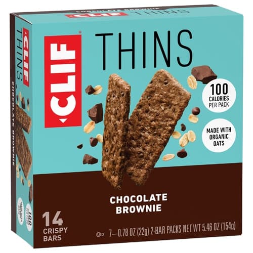 Clif Bar Non-Gmo Thin Bars Chocolate Brownie
