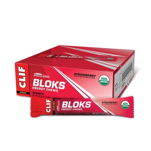 Clif Bar Organic Bloks Energy Chews Strawberry