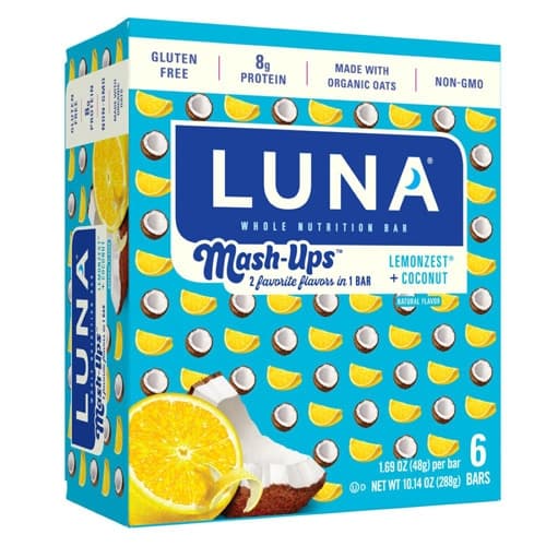 Clif Luna Mash-Ups Whole Nutrition Bar Lemonzest + Coconut