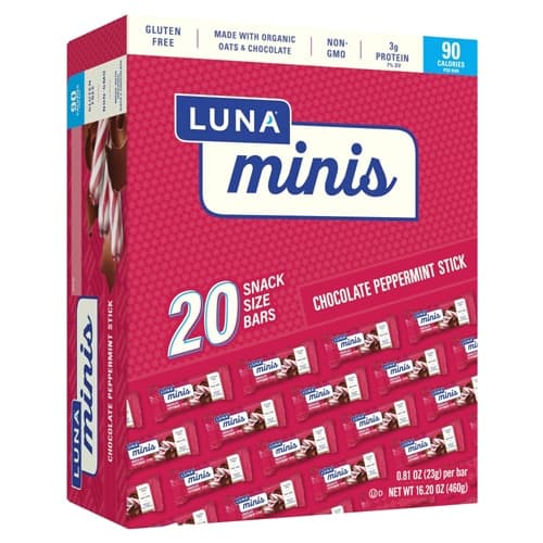 Clif Luna Minis Chocolate Peppermint