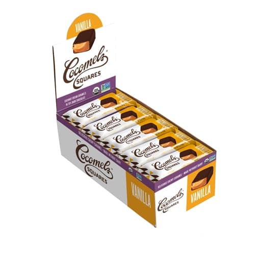 Cocomels Chocolate Covered Squares Vanilla
