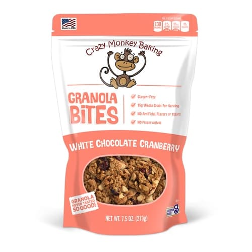 Crazy Monkey Baking White Chocolate Cranberry Granola Crunch