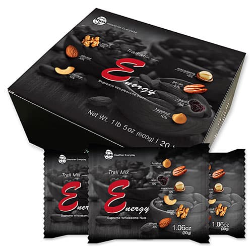 Daily Nuts & Fruits Trail Mix For Energy - 6 Nuts 1 Fruit