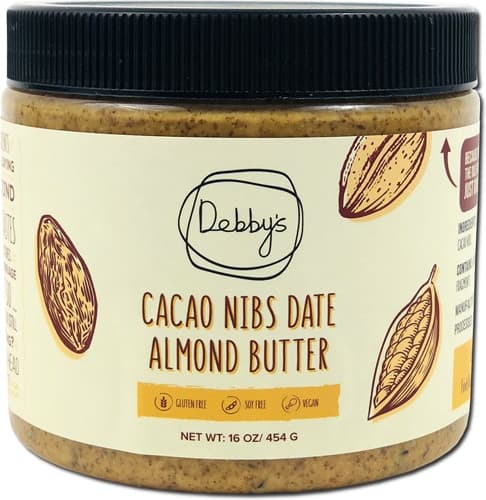 Debby'S Cacao Nibs Date Almond Butter