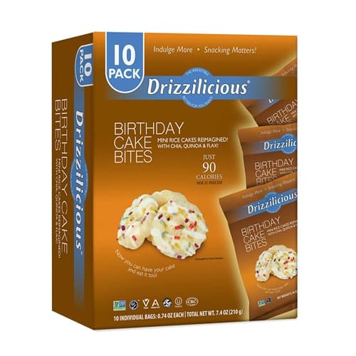 Drizzilicious Rice Crisp Mini Birthday Cake