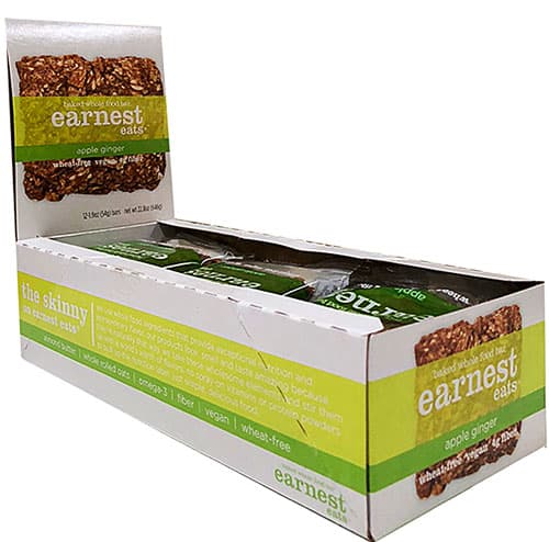 Earnest Eats Baked Whole Food Bar Vegan Apple Ginger